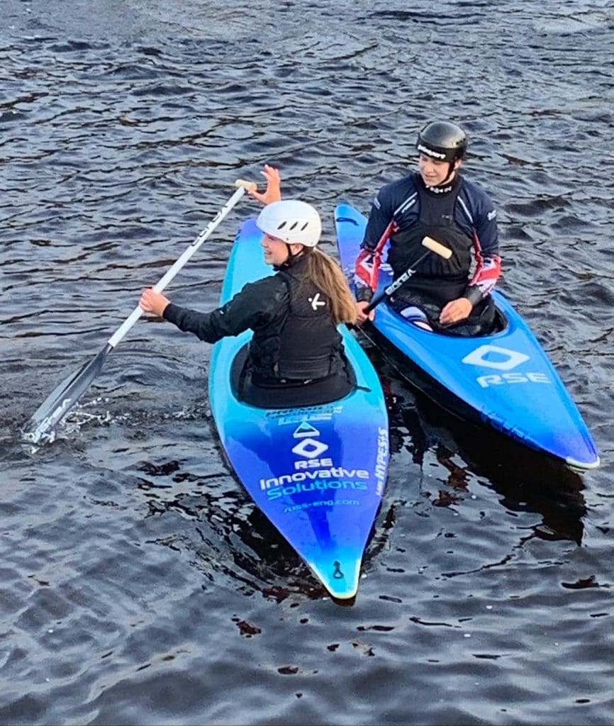 F&t In Their New Boats At Stanley Beach, River Tay